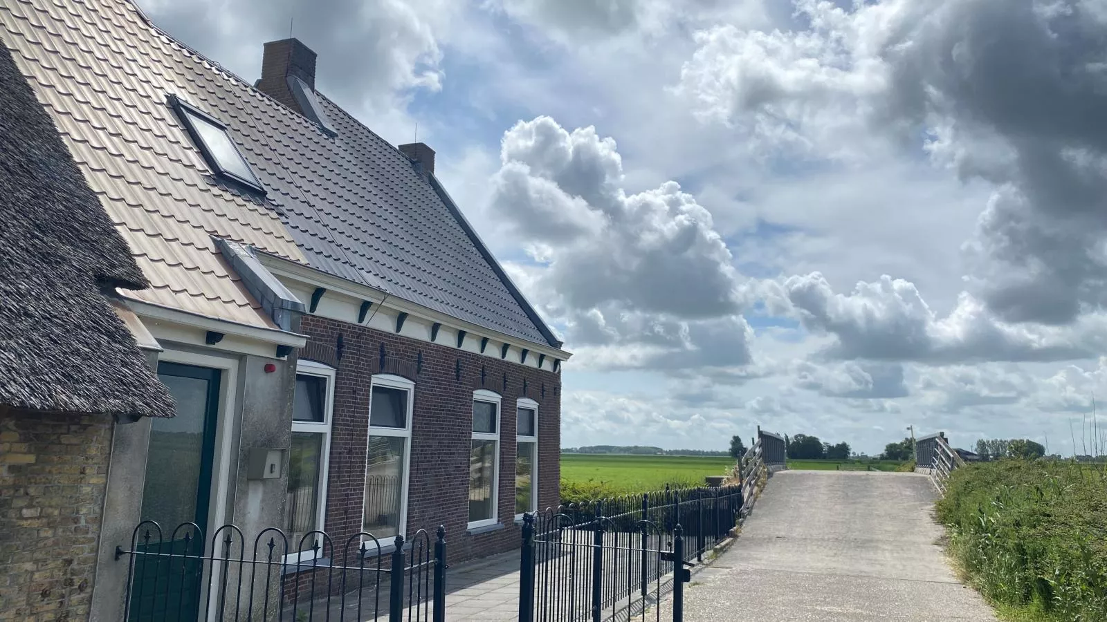 Groep in Friesland-Vue d'été