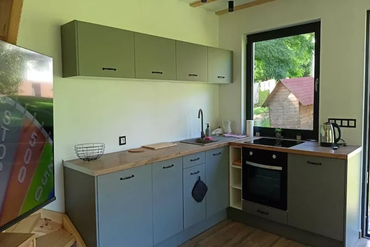 Nowy dom wakacyjny dla 7 osób Lędzin-Kitchen