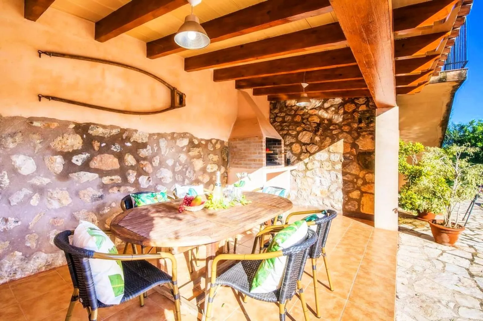 Finca Es Puchet in B-Terrasse / balcon