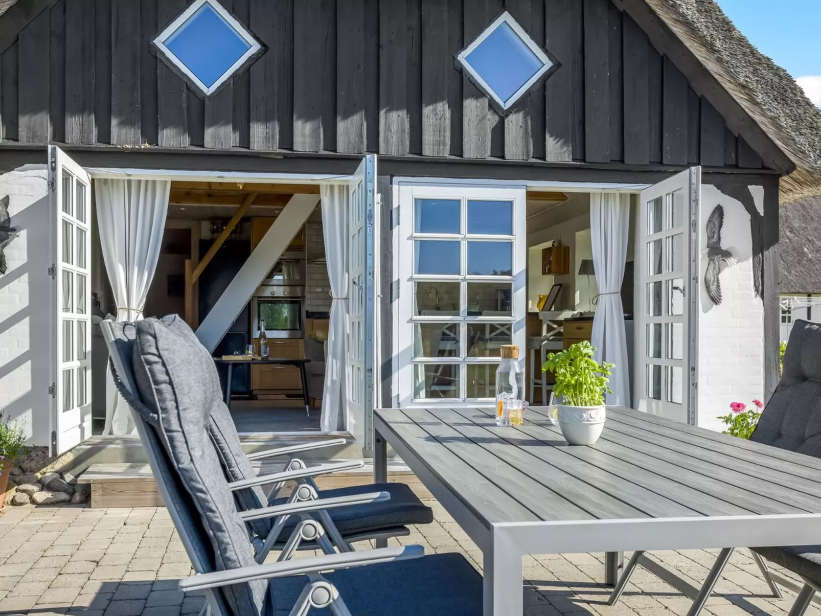 "Ronja" - 1.3km from the sea-Dehors