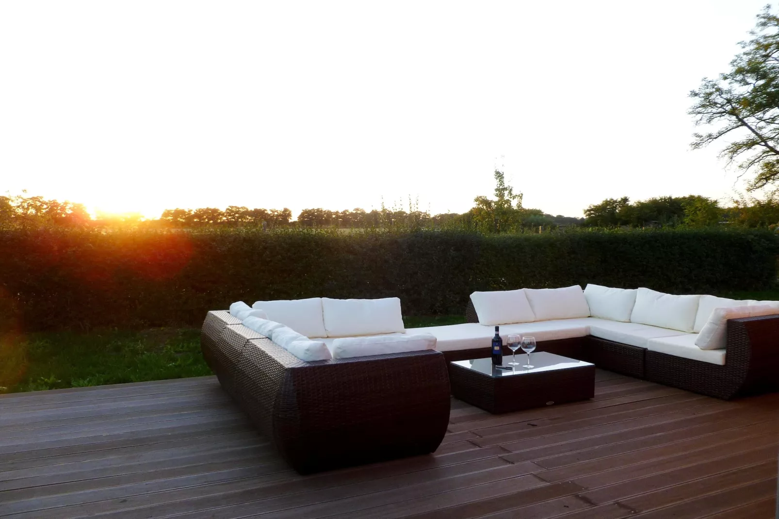 Ferienhaus 4 Elemente-Terrasse / balcon