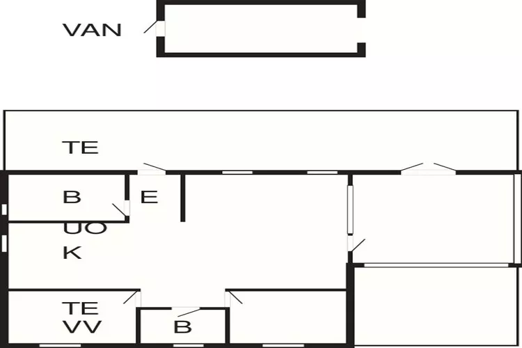 6 person holiday home in Storvorde-Floor plan