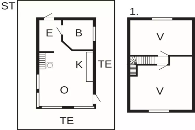6 person holiday home in Bøstad-By Traum-Floor plan