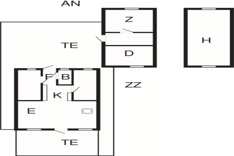 6 person holiday home in Ulfborg-By Traum-Floor plan