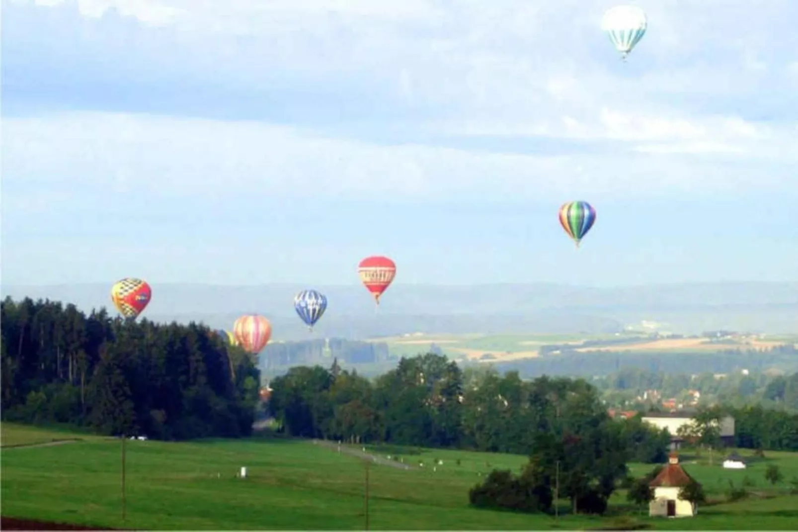 Park Blick-Gebiete Sommer 20 km