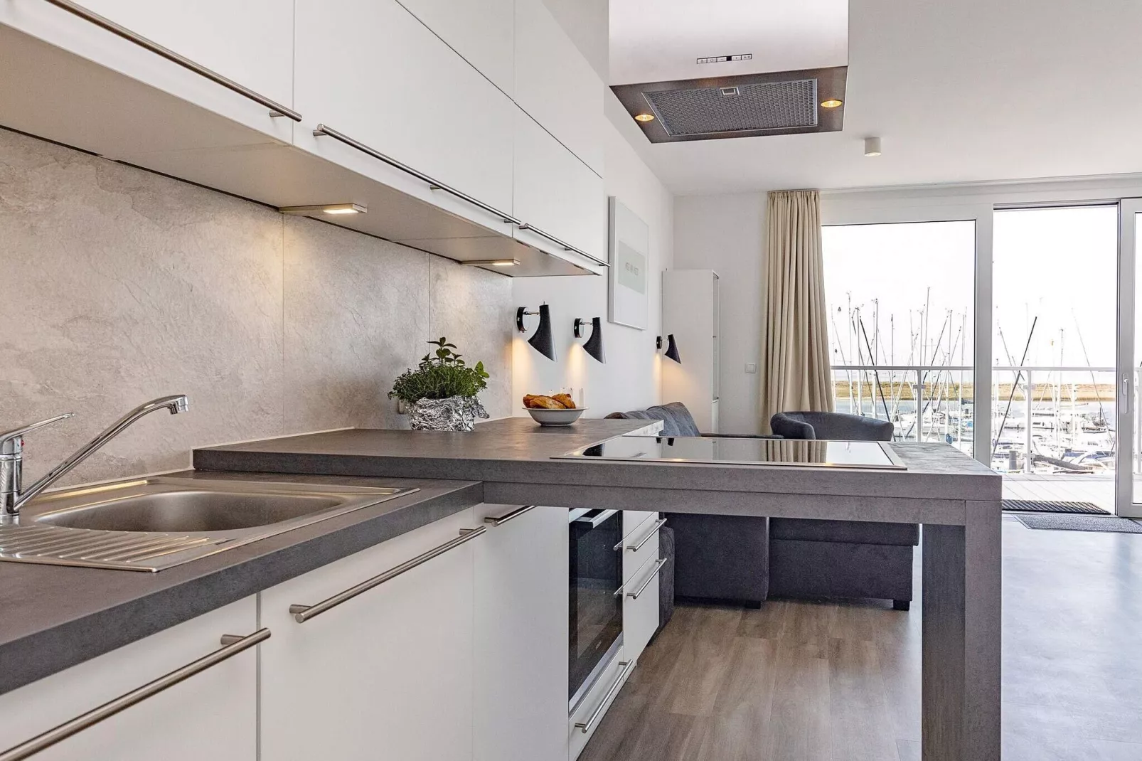 Appartement avec vue panoramique sur la marina-Intérieur
