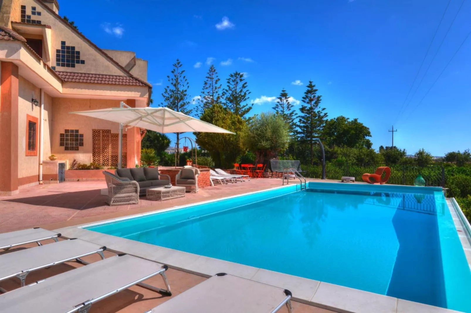 Holiday home Floridia-Villa Smeraldo7 Pax mit Privatpool-Schwimmbad