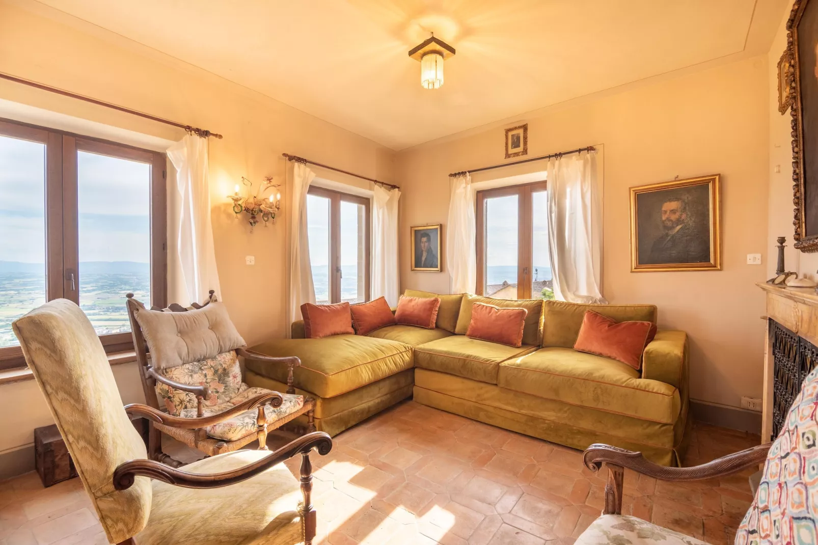 Villa Letizia-Wohnzimmer