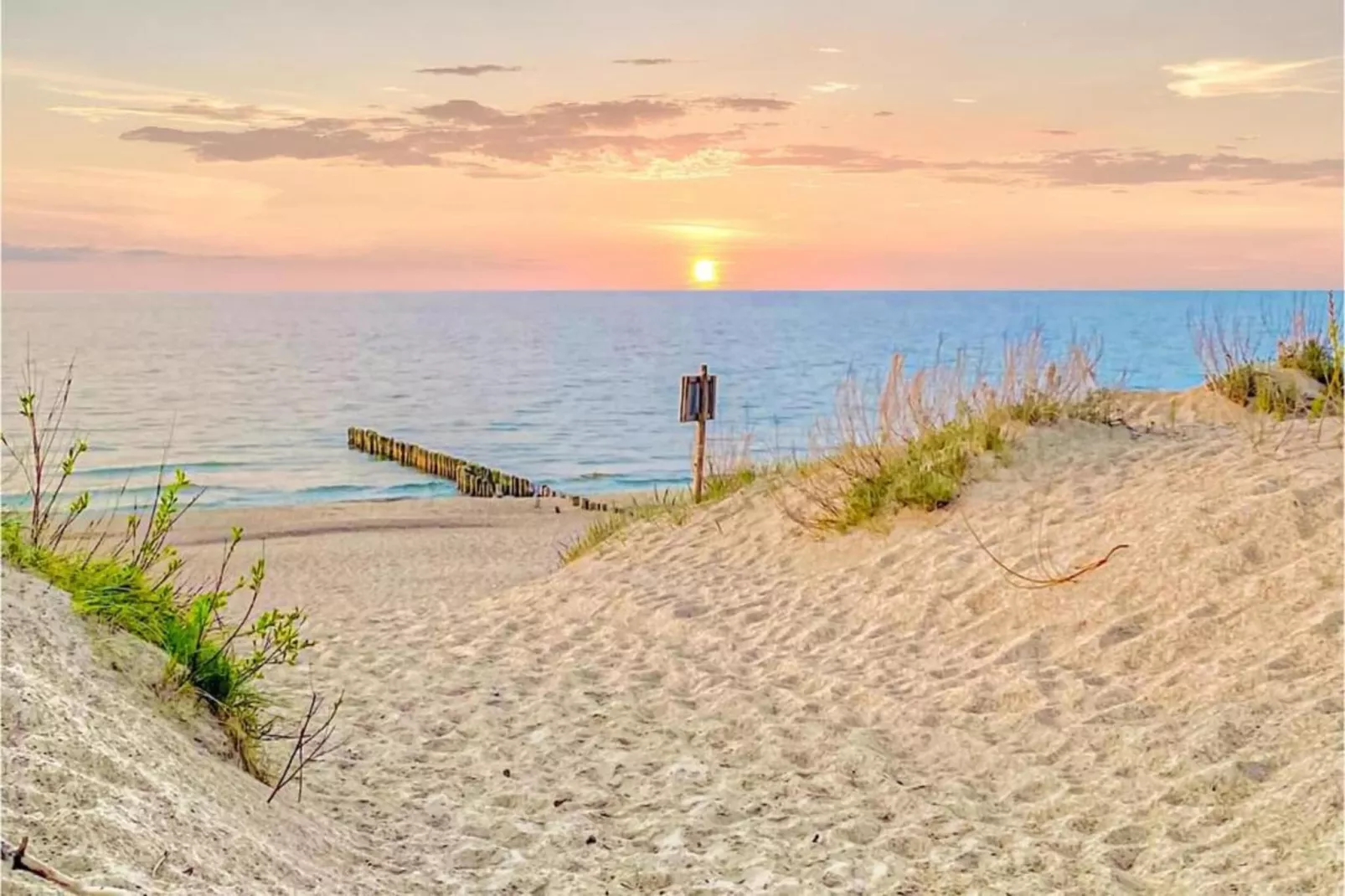 Ferienhaus Mielno am Sandstrand-Gebiete Sommer 20 km