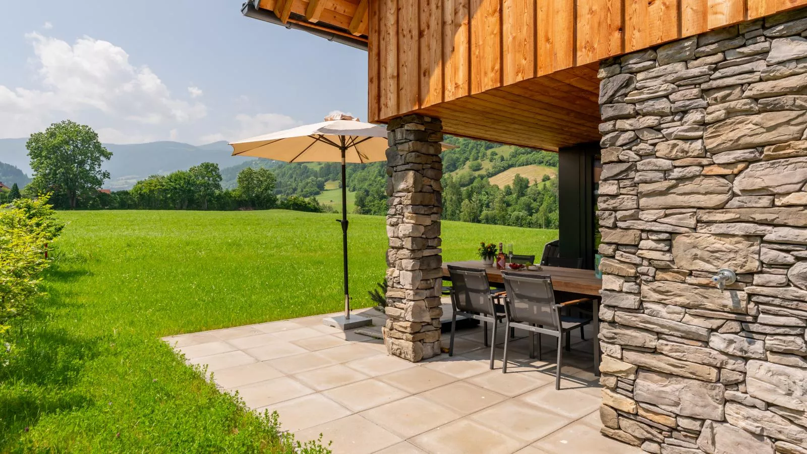 Mountain Chalet Aquarius 5A-Terrasse / balcon