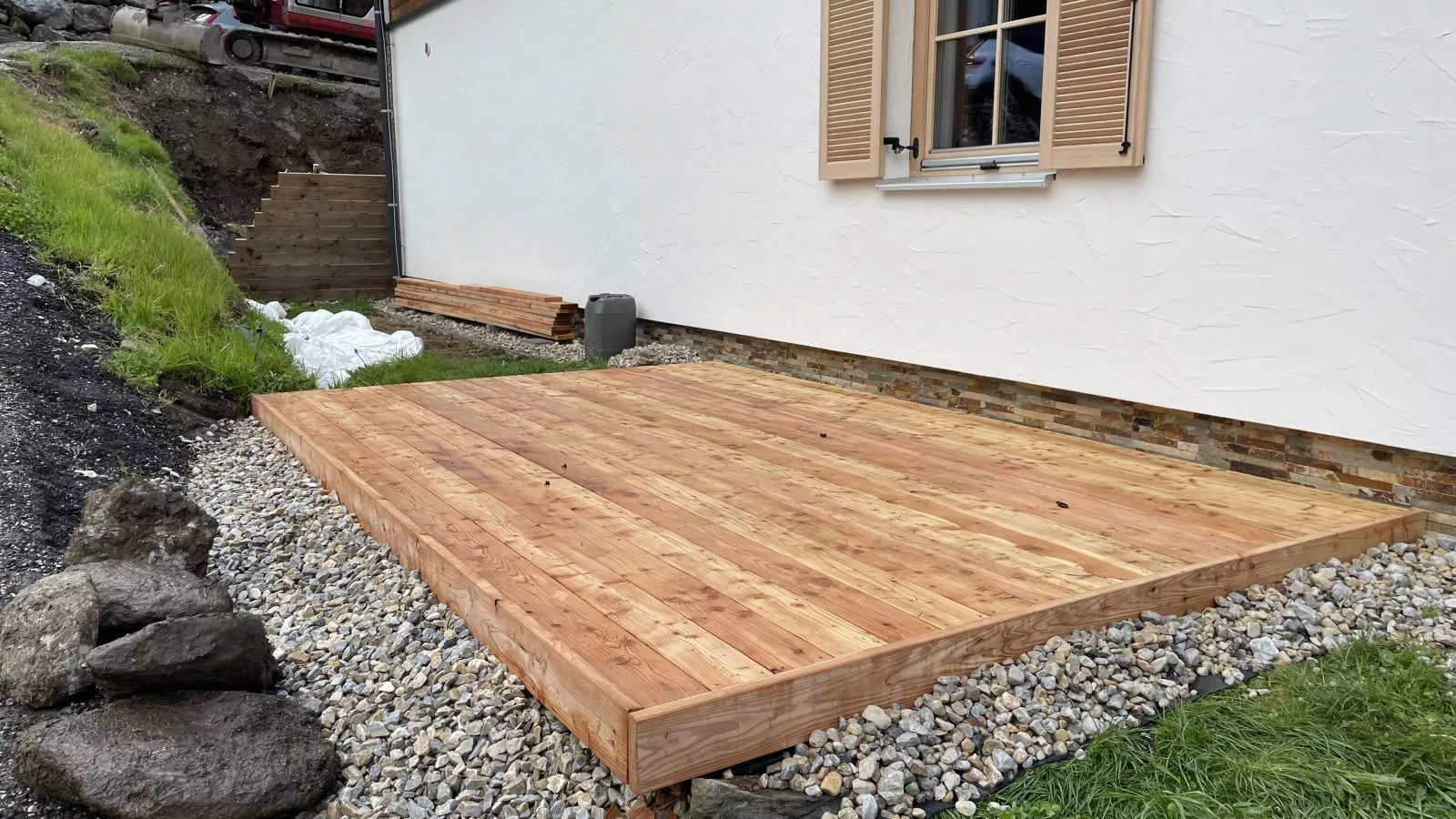 Im grünen Herzen-Außenbereich Sommer