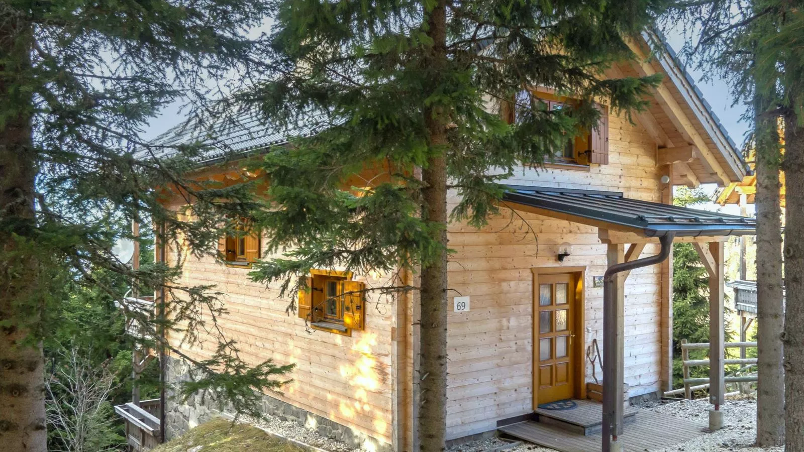 Chalet Bergoase-Exterior in summer