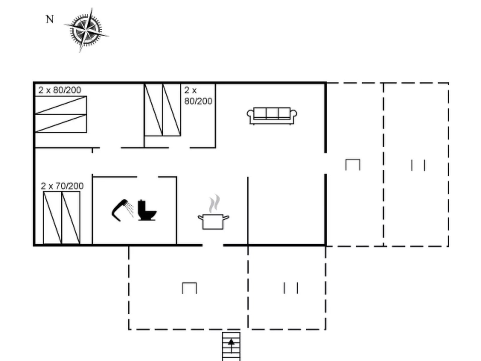 "Esben" - 350m from the sea-Inside