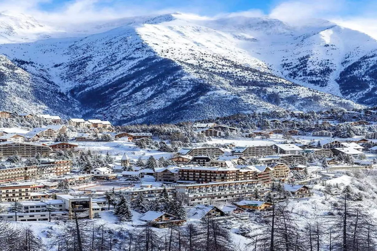 Le Mont d'Auron 2-Gebiet Winter 20 km