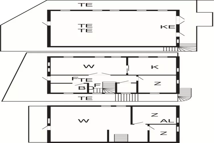 6 person holiday home in Bygstad-Floor plan
