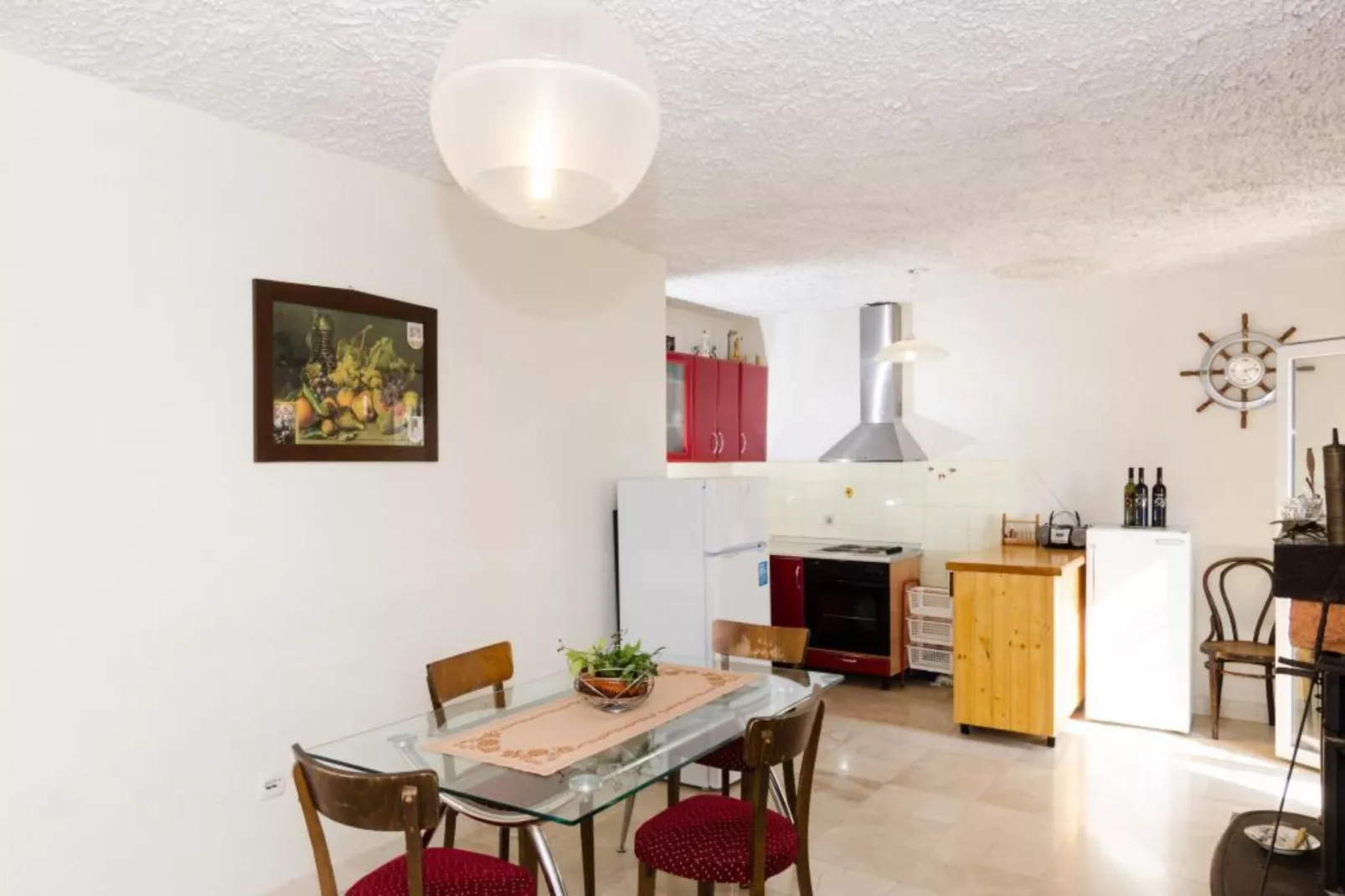 Holiday Home Jasminka - Three Bedroom Holiday Home with Terrace and Sea View-Esszimmer