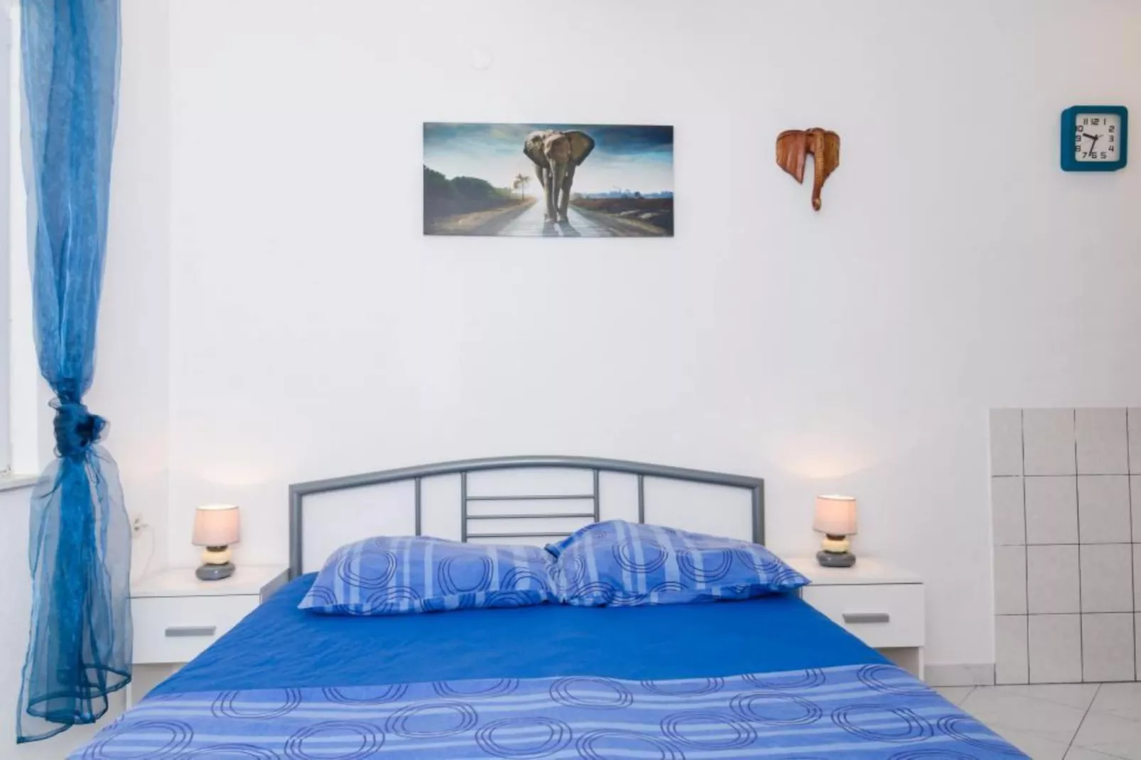 Apartments Ammos - Studio Apartment with Shared Terrace and Sea View-Schlafzimmer