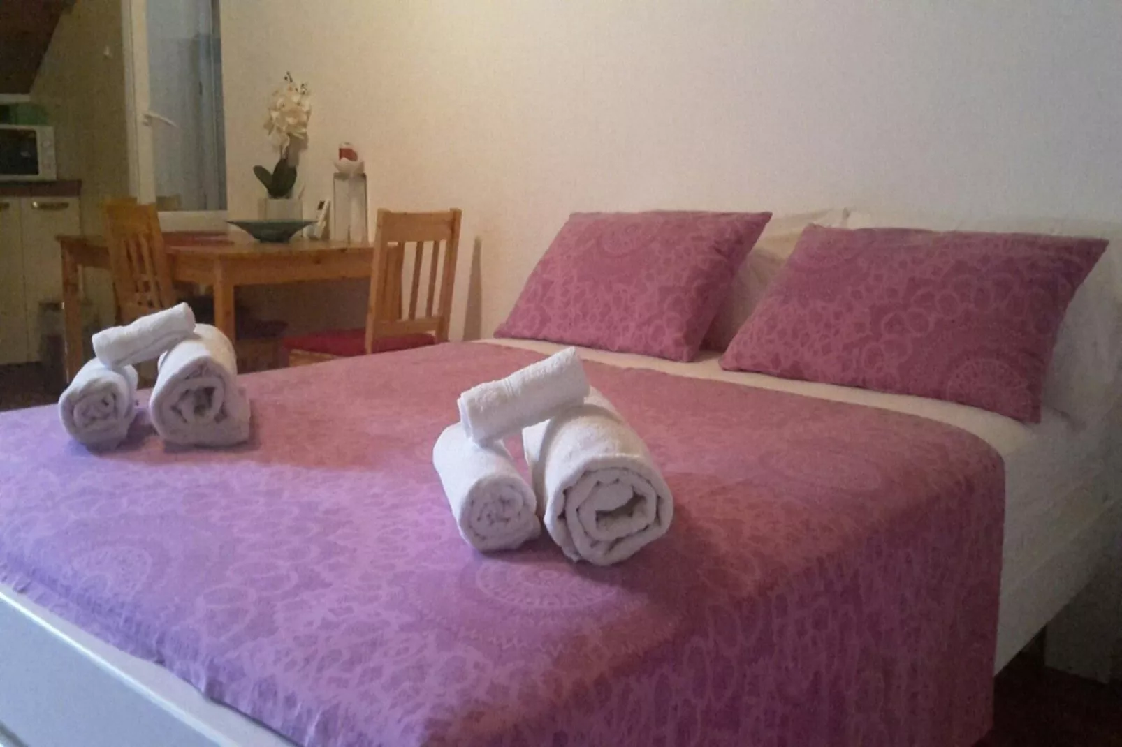 Apartment Tonka's Terrace - Studio Apartment with Terrace and Sea View-Chambre