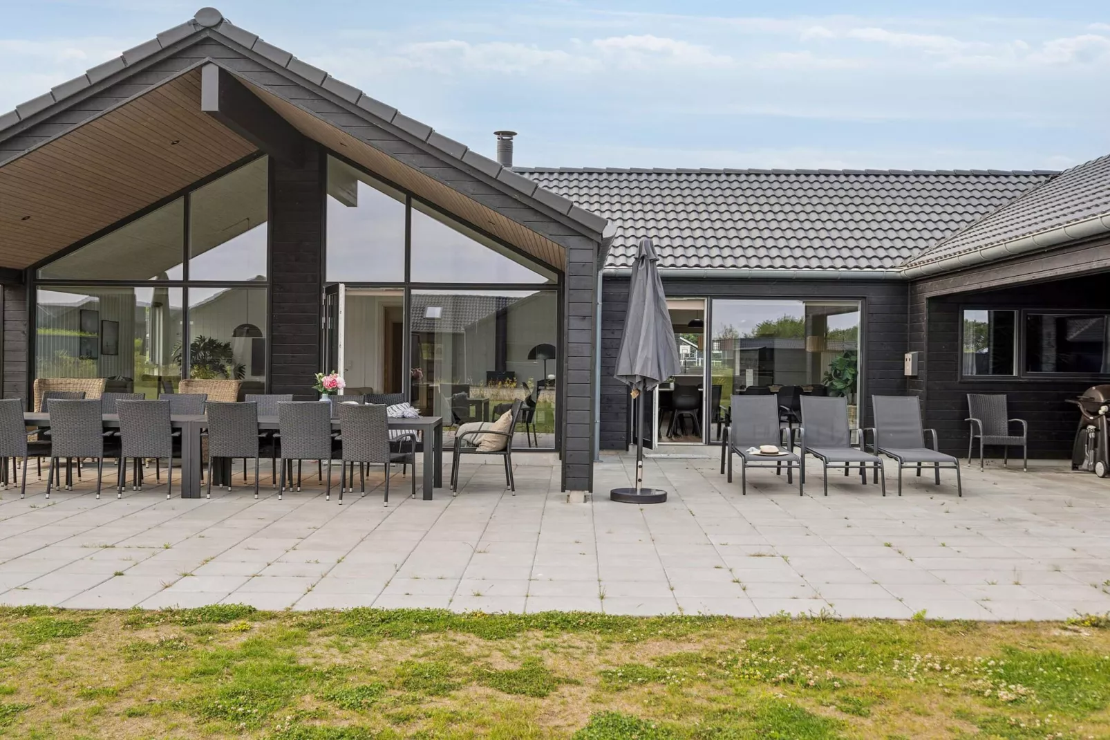 5 Sterne Ferienhaus in Sydals-Im Freien