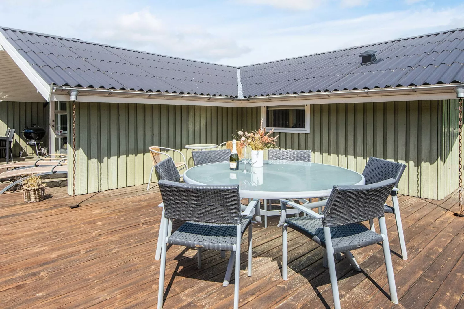 Maison de vacances pour 6 a Nørre Nebel-Extérieur