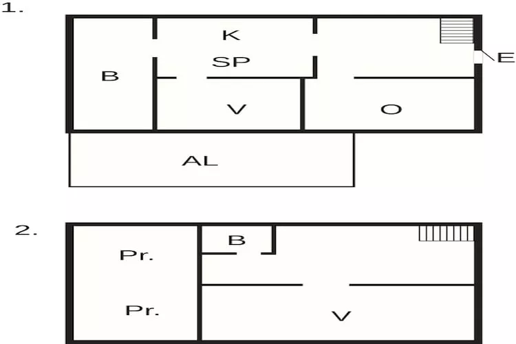 8 person holiday home in Ruda-Floor plan