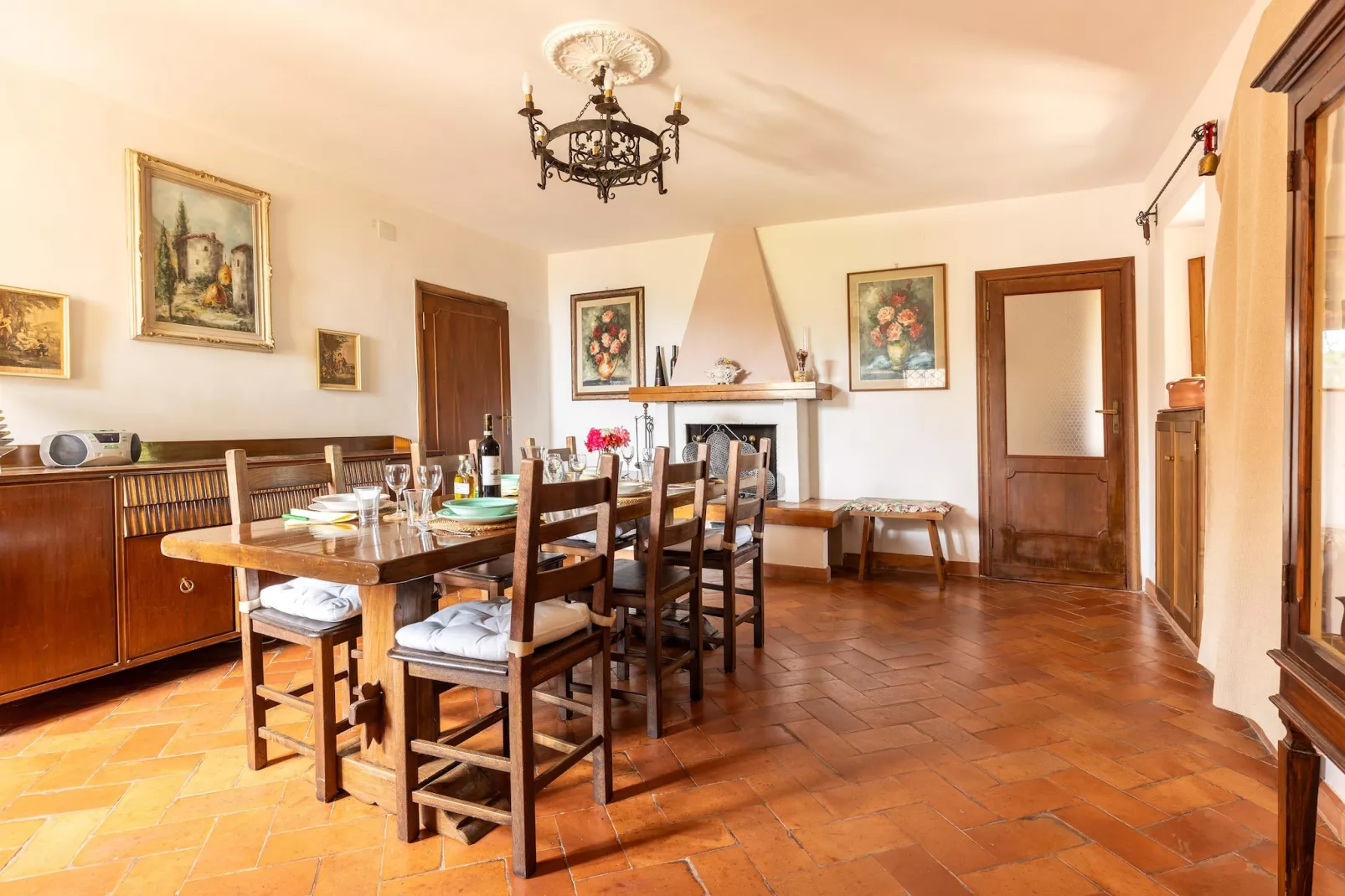 Appartamento Marliana-Salle à manger