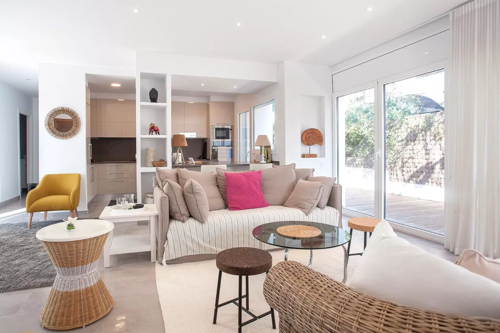 Vivalidays Greco House - Pineda de Mar-Wohnzimmer