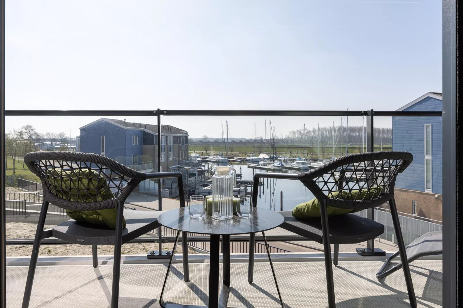 Havenzicht 8 Kortgene-Terrasse / balcon