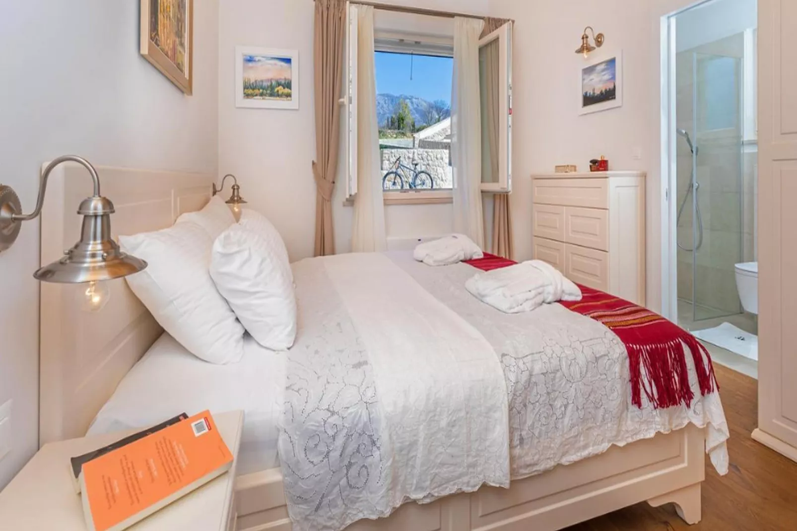 Villa Ivić-Two Bedroom Villa with Swimming Pool-Bedroom