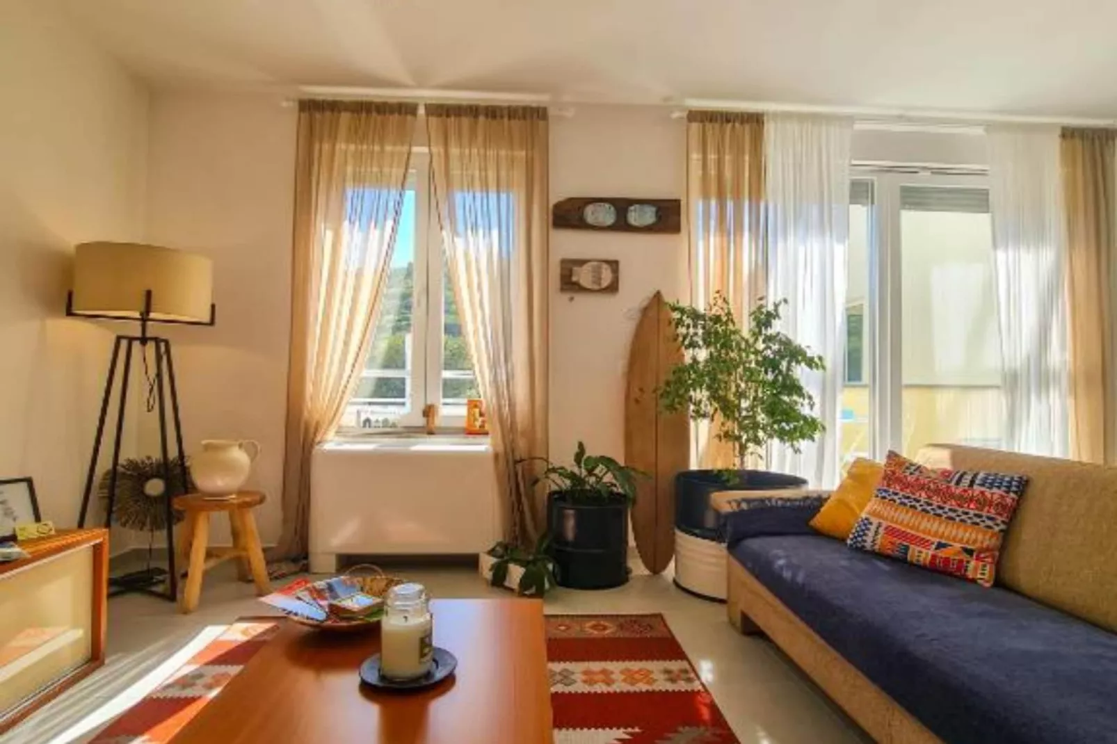 Apartment Torre Senj - Two Bedroom Apartment with Balcony and Mountain  View-Salon