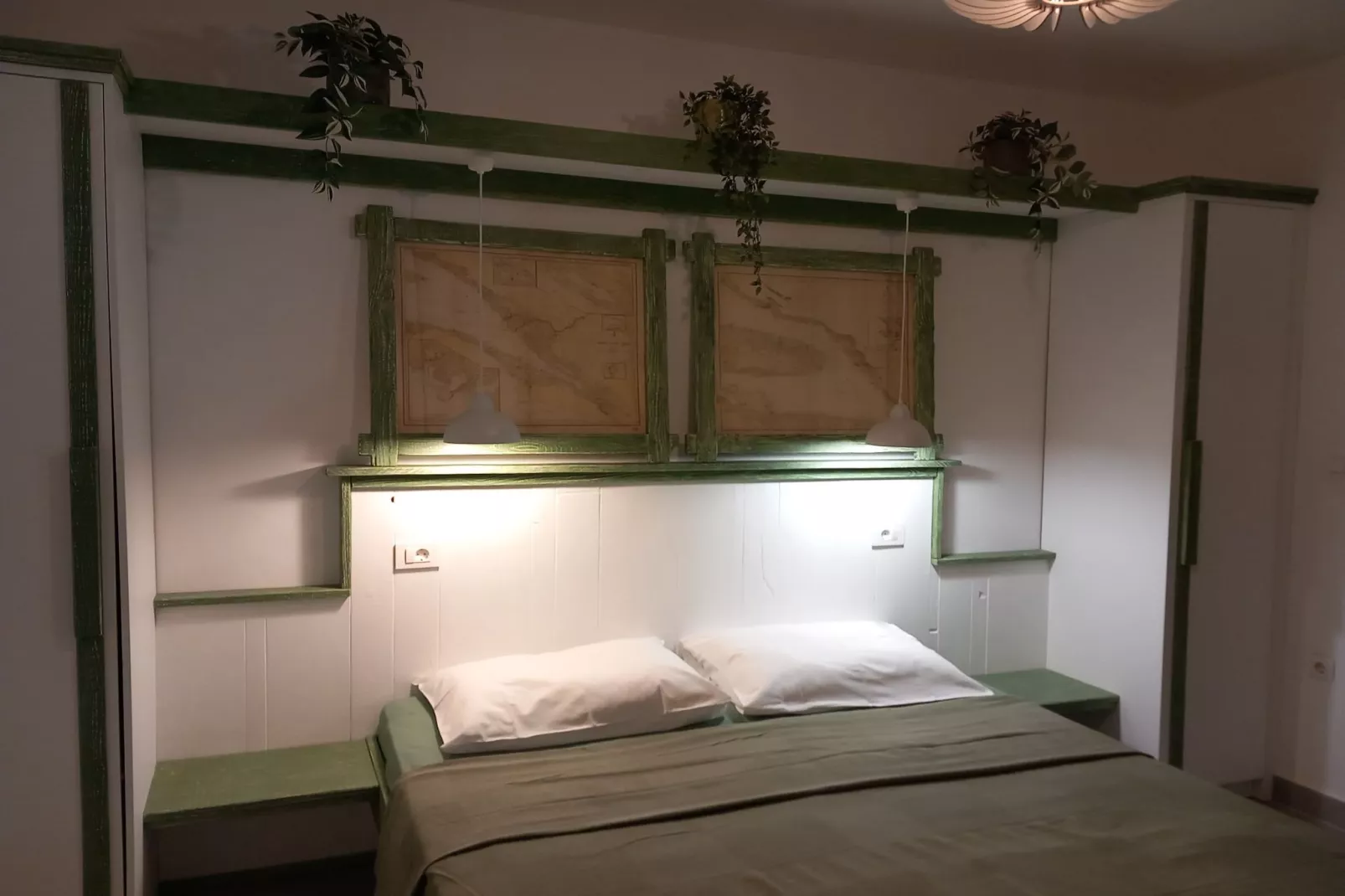 Guest House Green Corner Supetarska Draga - Double Room  With Balcony and Sea View 1-Chambre