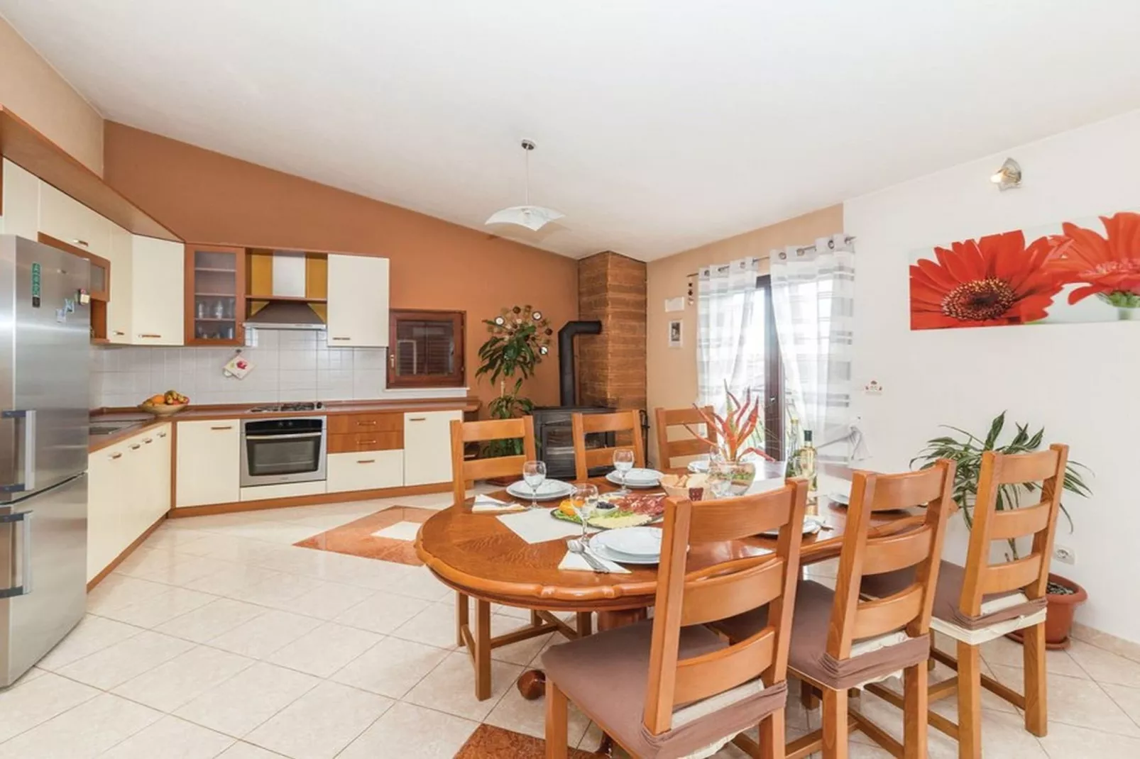 Mediterranean Stylish Villa with Pool in Kastel Stari - Six Bedroom Villa with Pool-Kitchen