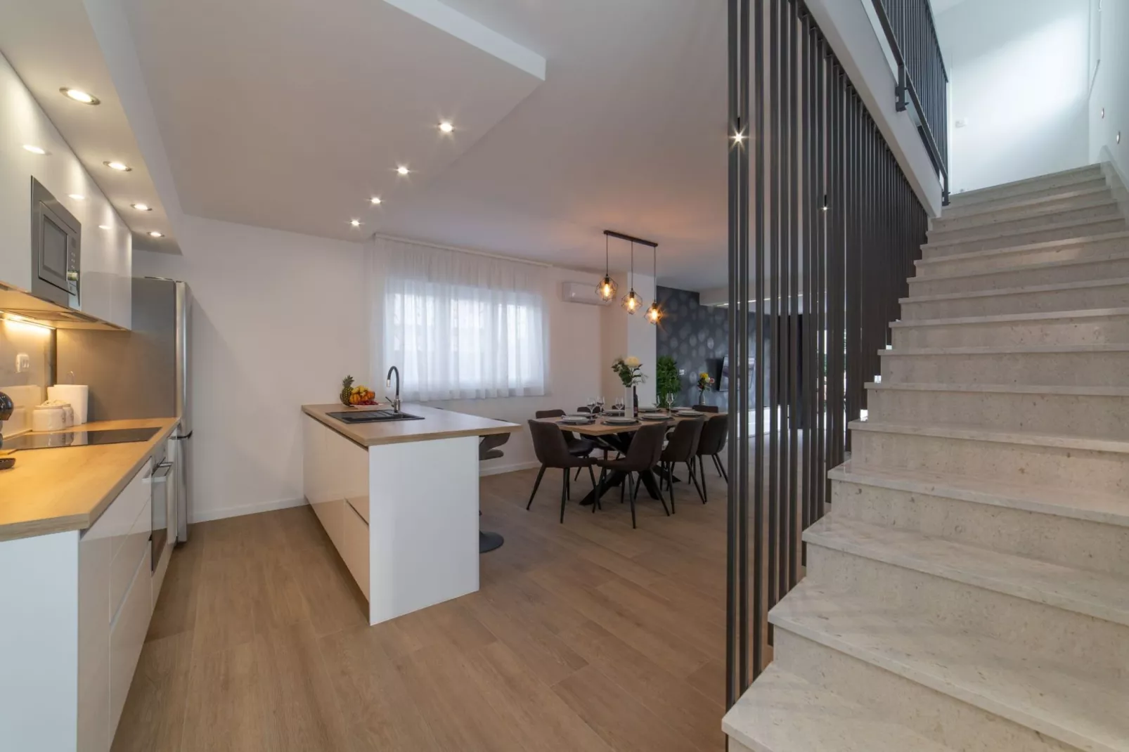 Luxury Kastela Villa with Heated Pool and Lounge Area - Four Bedroom Villa-Kitchen