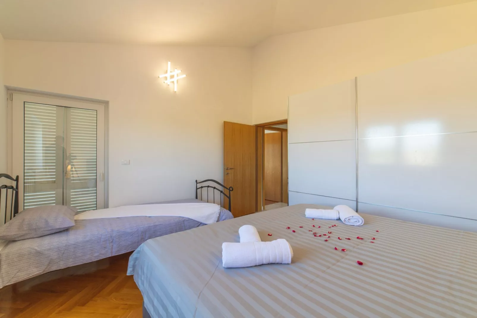 Idyllic Getaway Lovrec Villa with Pool - Five Bedroom Villa with Pool-Bedroom