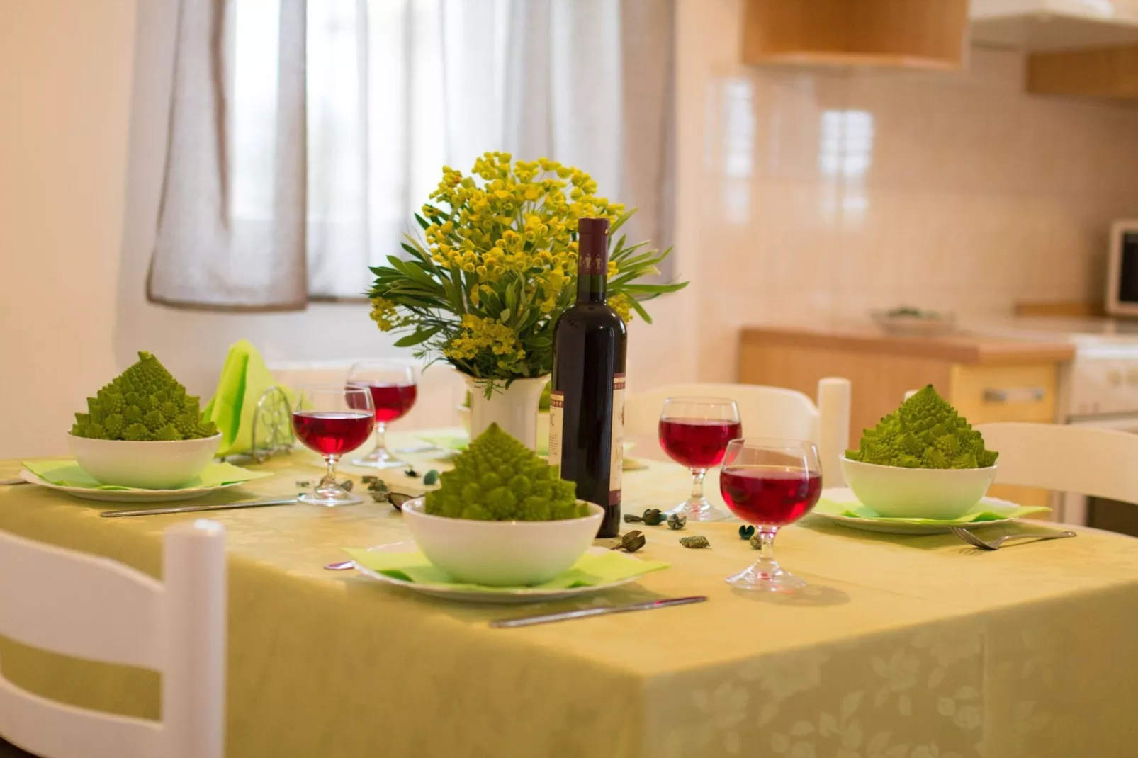 Refined and Timeless Krk Apartment with Terrace - Two Bedroom Apartment with Terrace-Dining room
