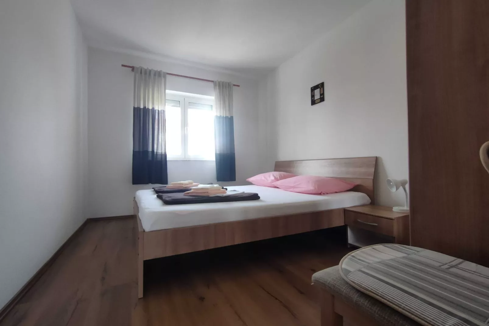 Apartments Krk with Sea View and Terrace - Classic Two Bedroom Apartment with Sea View ant Terrace (owner second floor)-Schlafzimmer