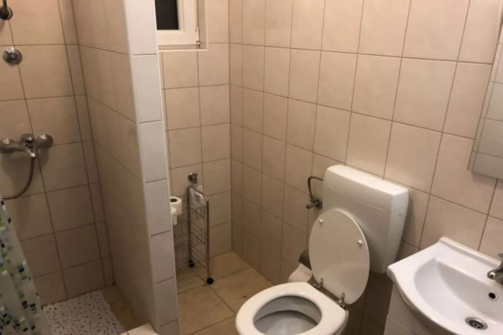 Apartmani Villa Borzic - One Bedroom Apartment with Terarce and Sea View 4-Salle de bain