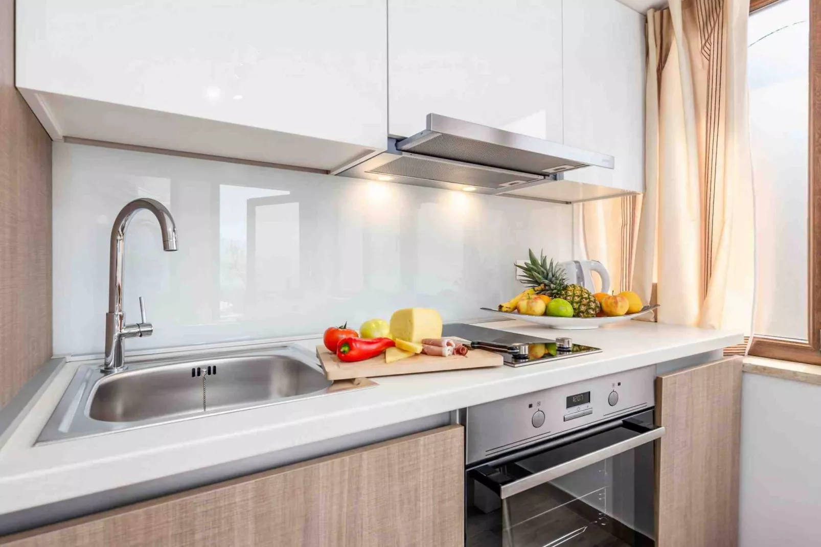 Modern Comfort with Shared Pool, Balconies & Lush Green Surroundings - One Bedroom Apartment (Relax)-Cuisine