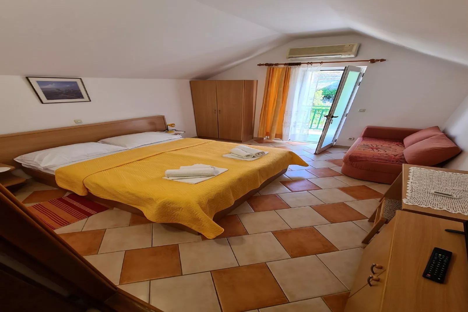Apartments Pansion Franka 3* - Two Bedroom Apartment with Sea View and Terrace - APT 12-Bedroom