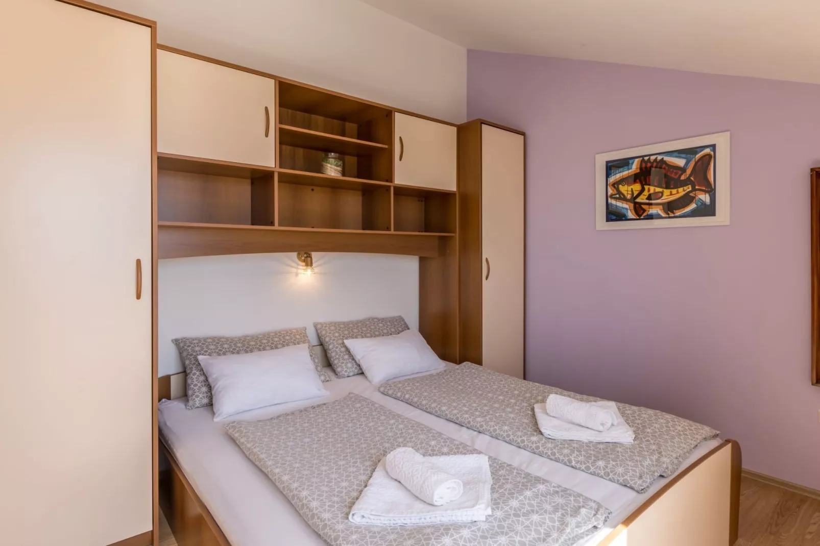 Adriatic Island Sea View Apartments - One Bedroom Apartment with Terrace and Sea View (A3)-Schlafzimmer
