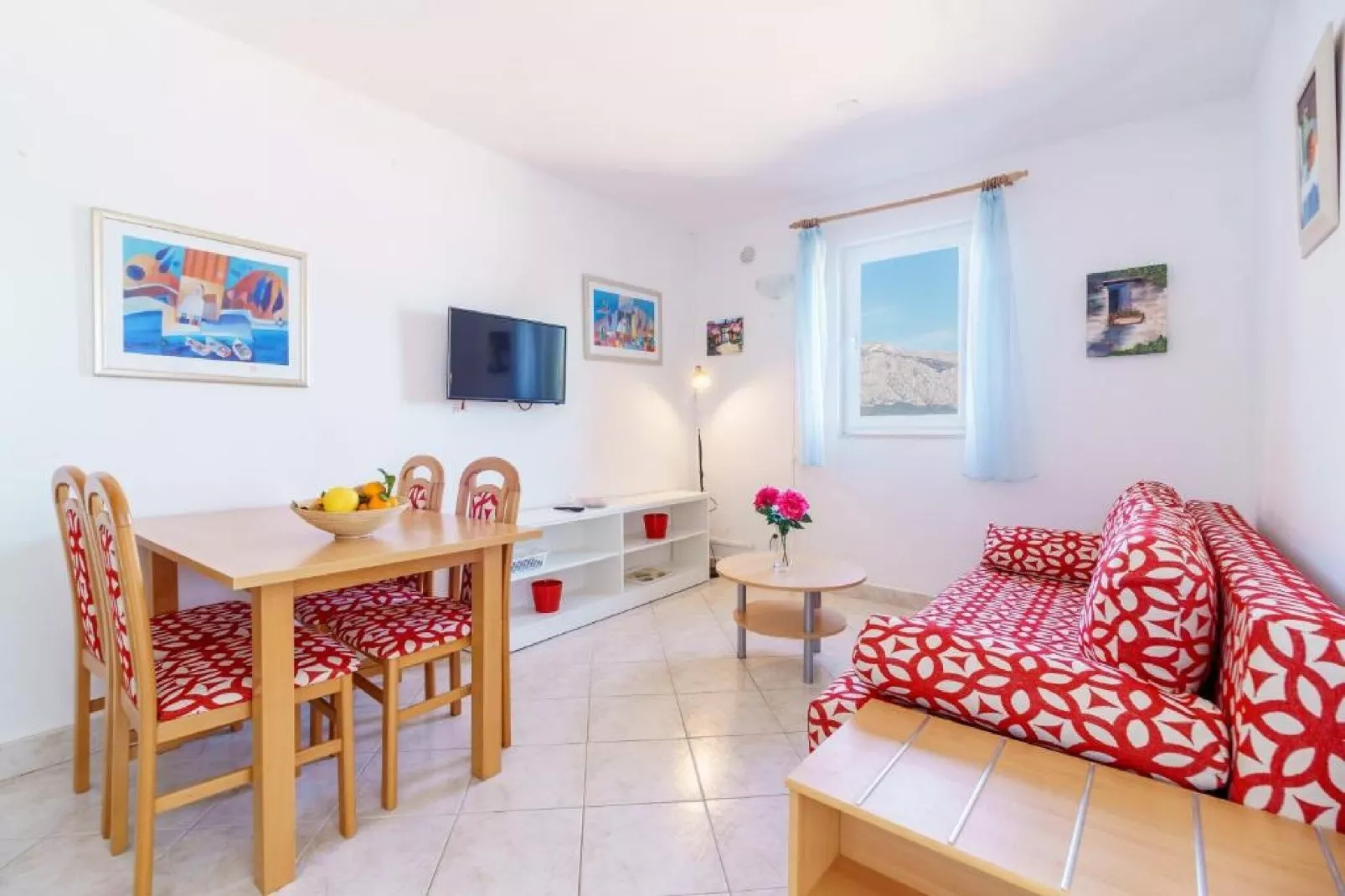 Lumbarda Resort Apartments - Comfort One Bedroom Apartment t  C3-Wohnzimmer