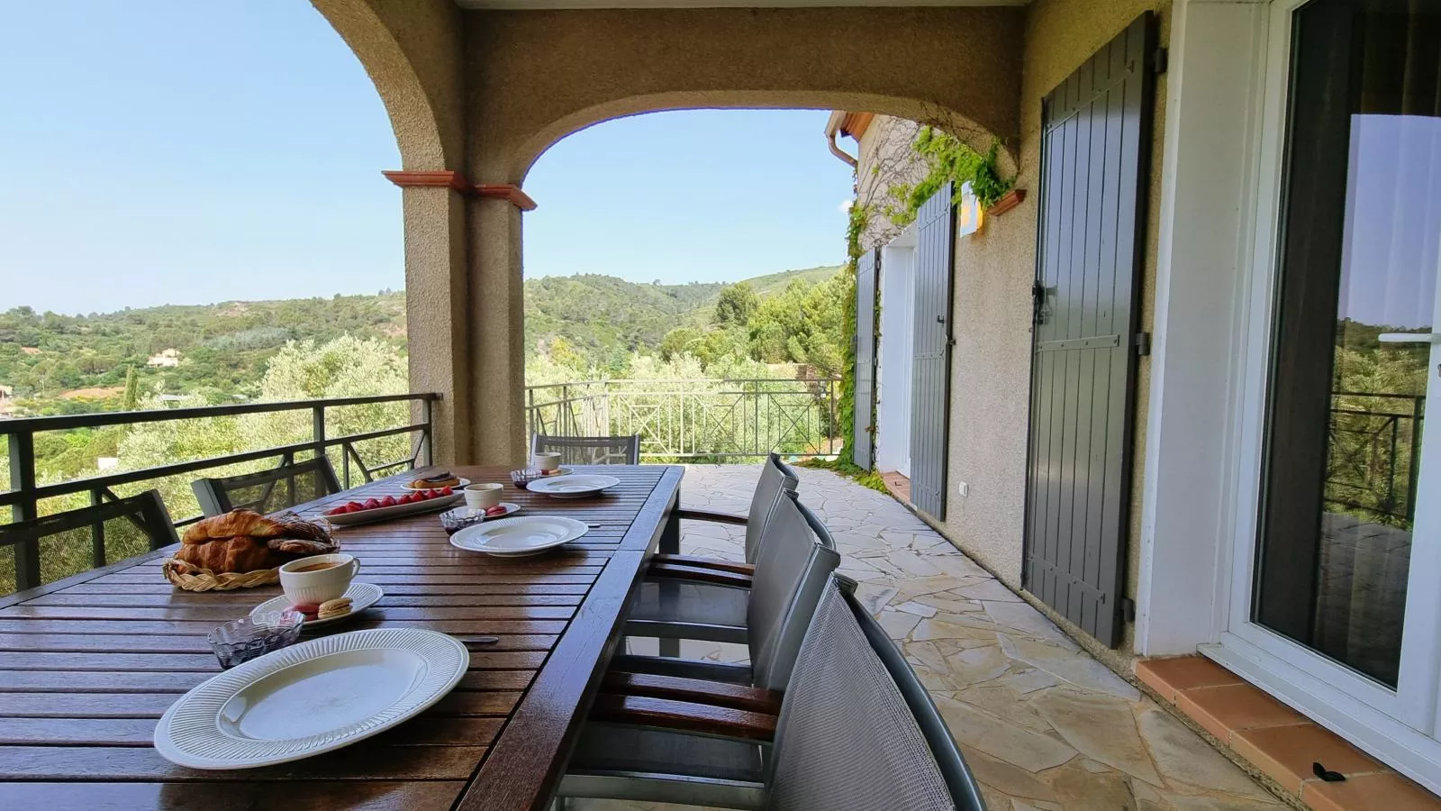 Le Jardin des Olives-Terrassenbalkon
