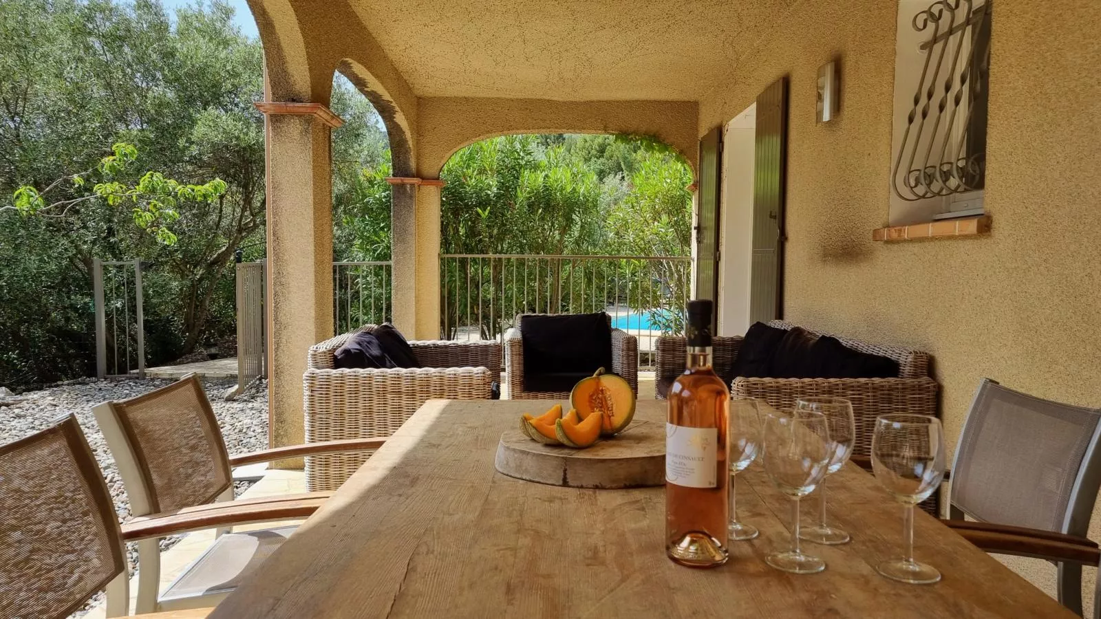 Le Jardin des Olives-Terrassenbalkon