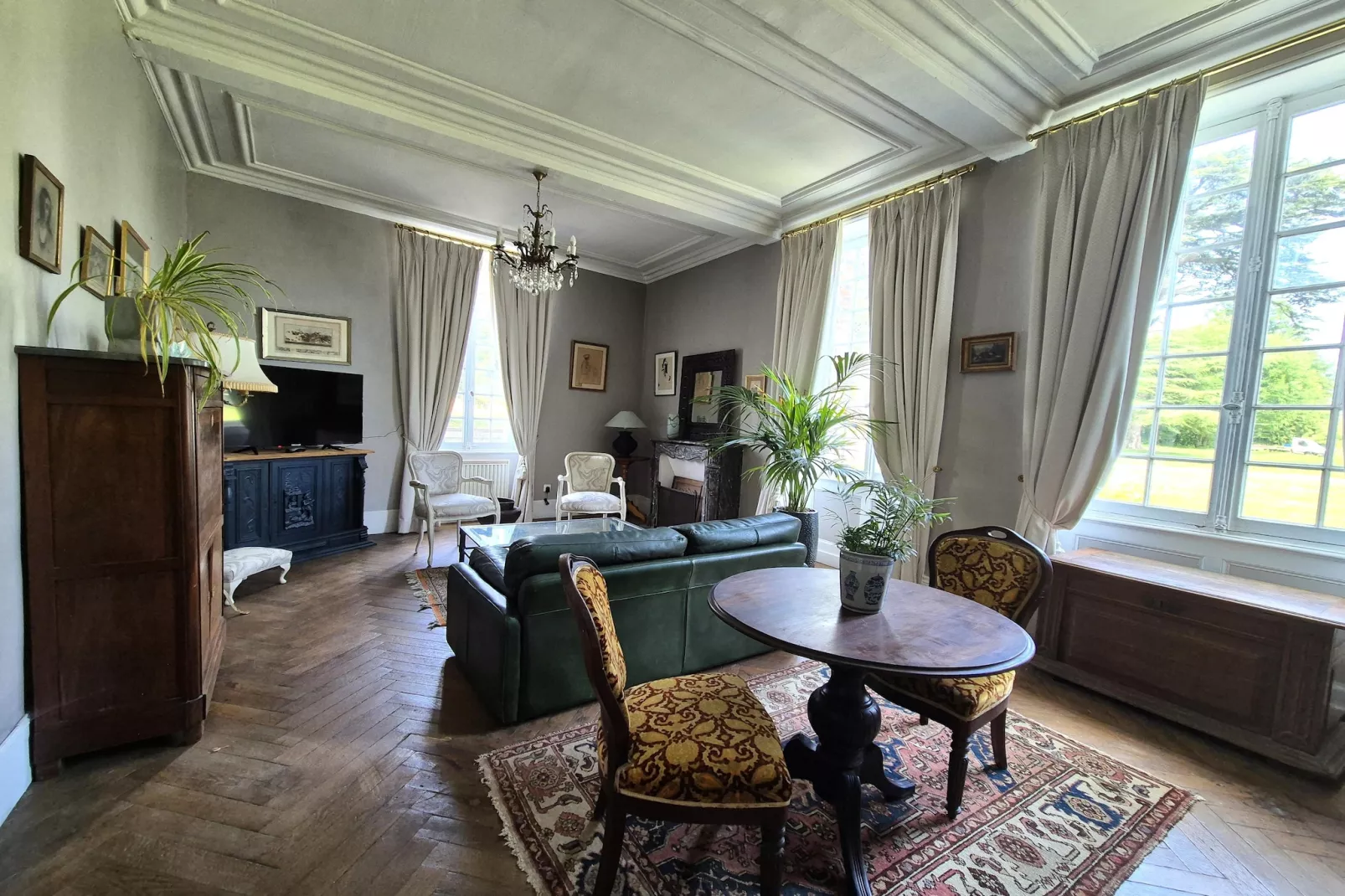 Appartement au Château de Baclair-Living room
