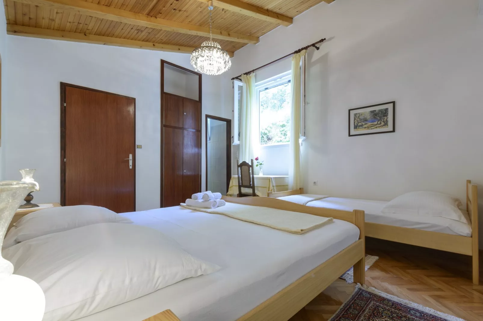 Oreb Dream Apartments - One Bedroom Apartment with Terrace and Garden View (Apartment 3)-Bedroom