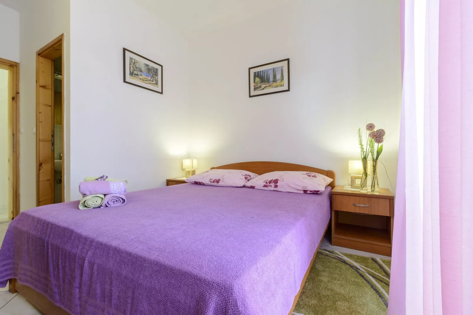 Oreb Dream Apartments - Two Bedroom Apartment with Terrace and Sea View (Apartment 4)-Bedroom