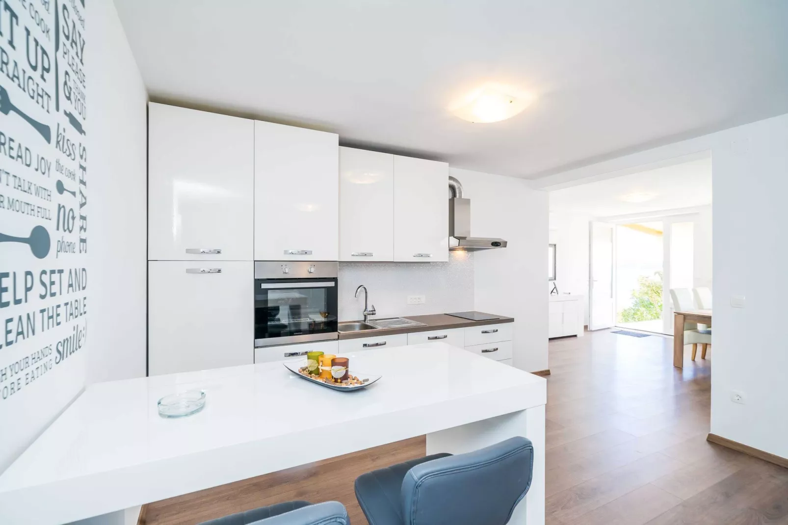 Apartments Marnic Blue Chill-One Bedroom Apartment(B)-Küche