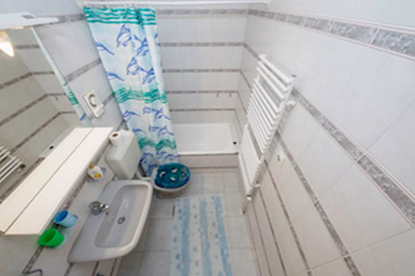 Apartments & Rooms Green Bay - Two Bedroom Apartment with Balcony and Sea View (APP 6)-Badezimmer