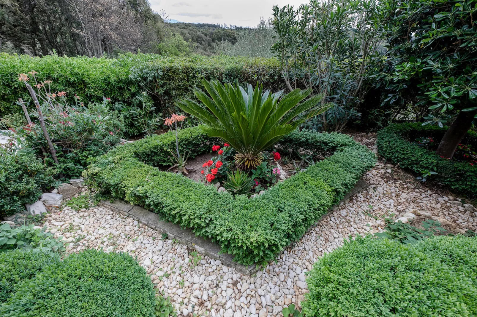 Apartments & Rooms Green Bay - One Bedroom Apartment with Terrace (APP 8)-Gardens in summer