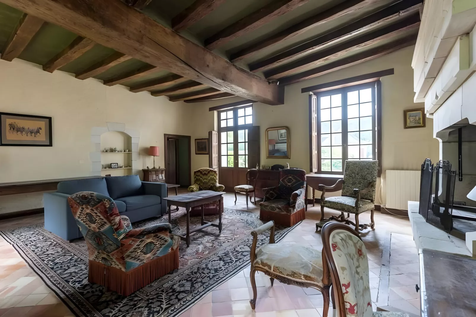 Domaine de l'Aubonnière - 14p - Rêve au Mans-Living room